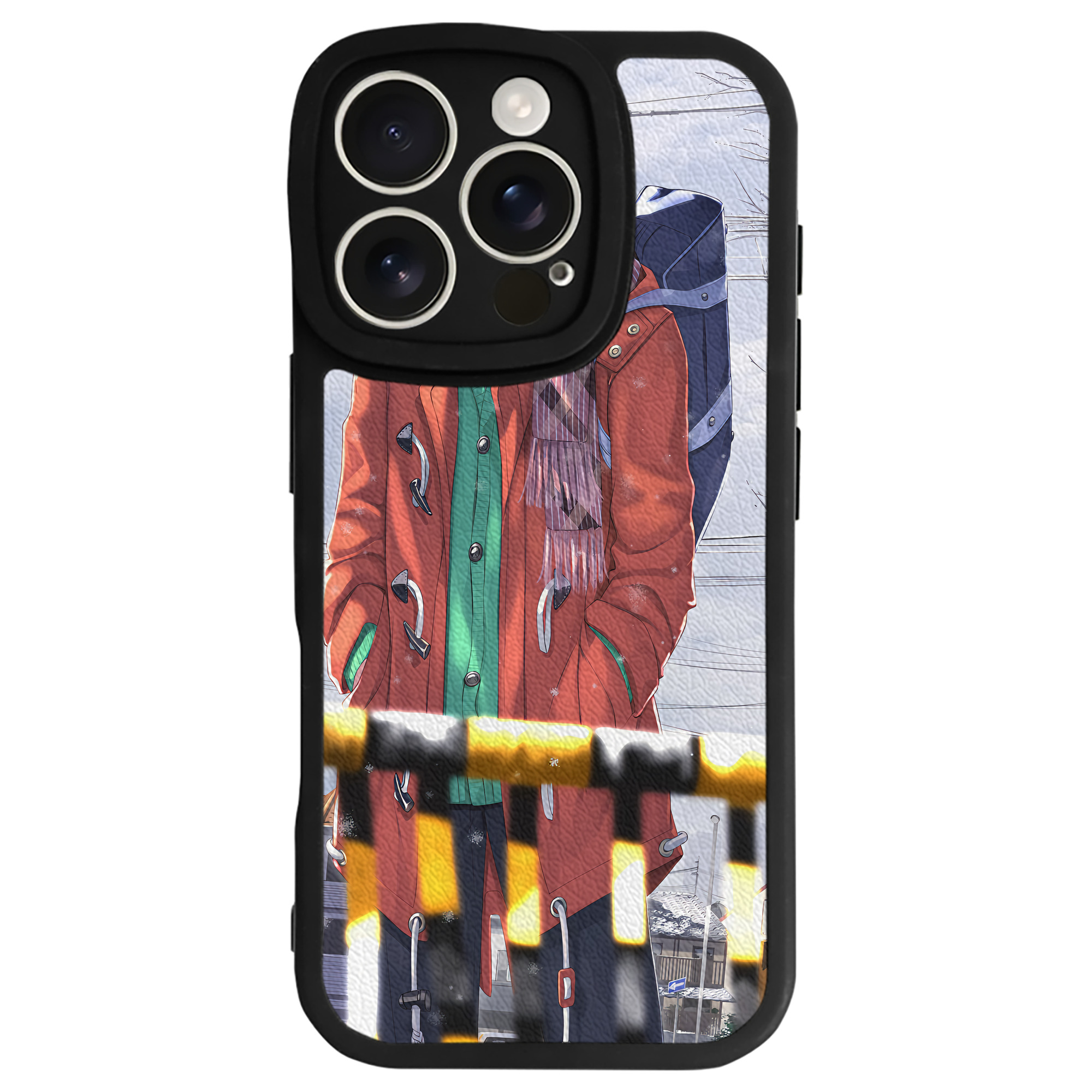 （画像用） ハイキュー!! Haikyu!! 【iPhone 16シリーズ対応】シリコンスマホケース（レザー調） 材質：シリコン